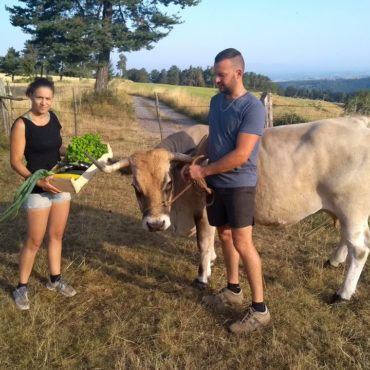 les gaec des genets de l'aubrac restaurant les 2 rives