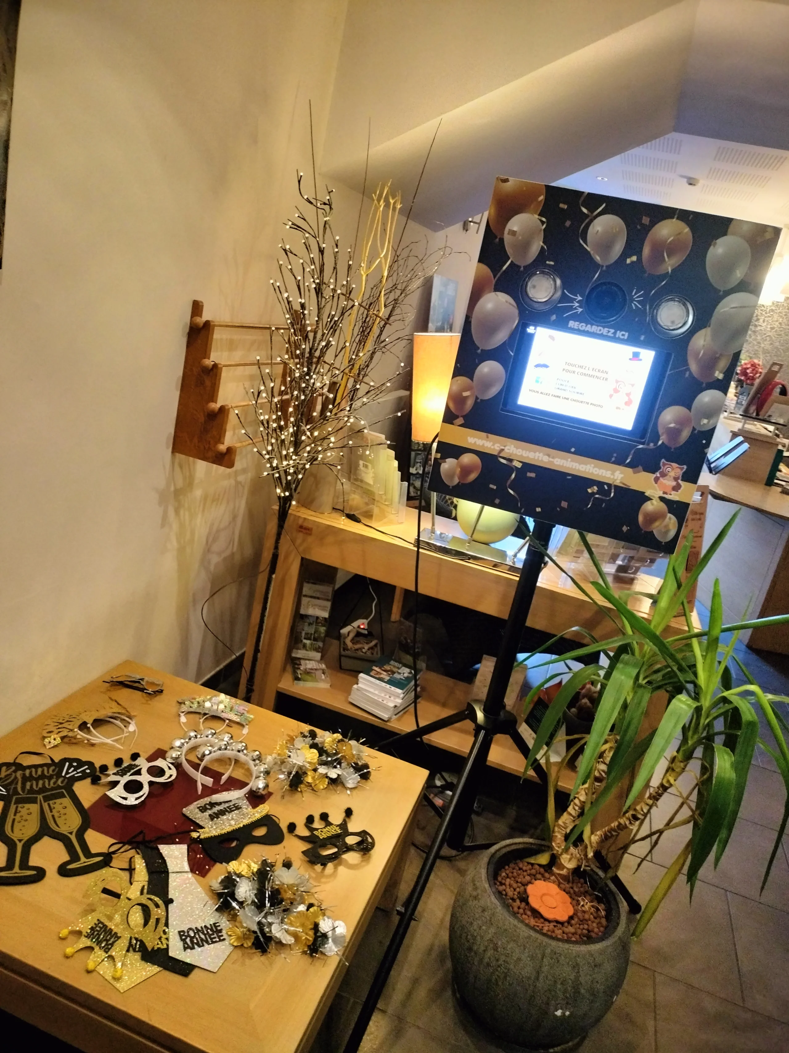Photos souvenir et accessoires fête nouvelle année