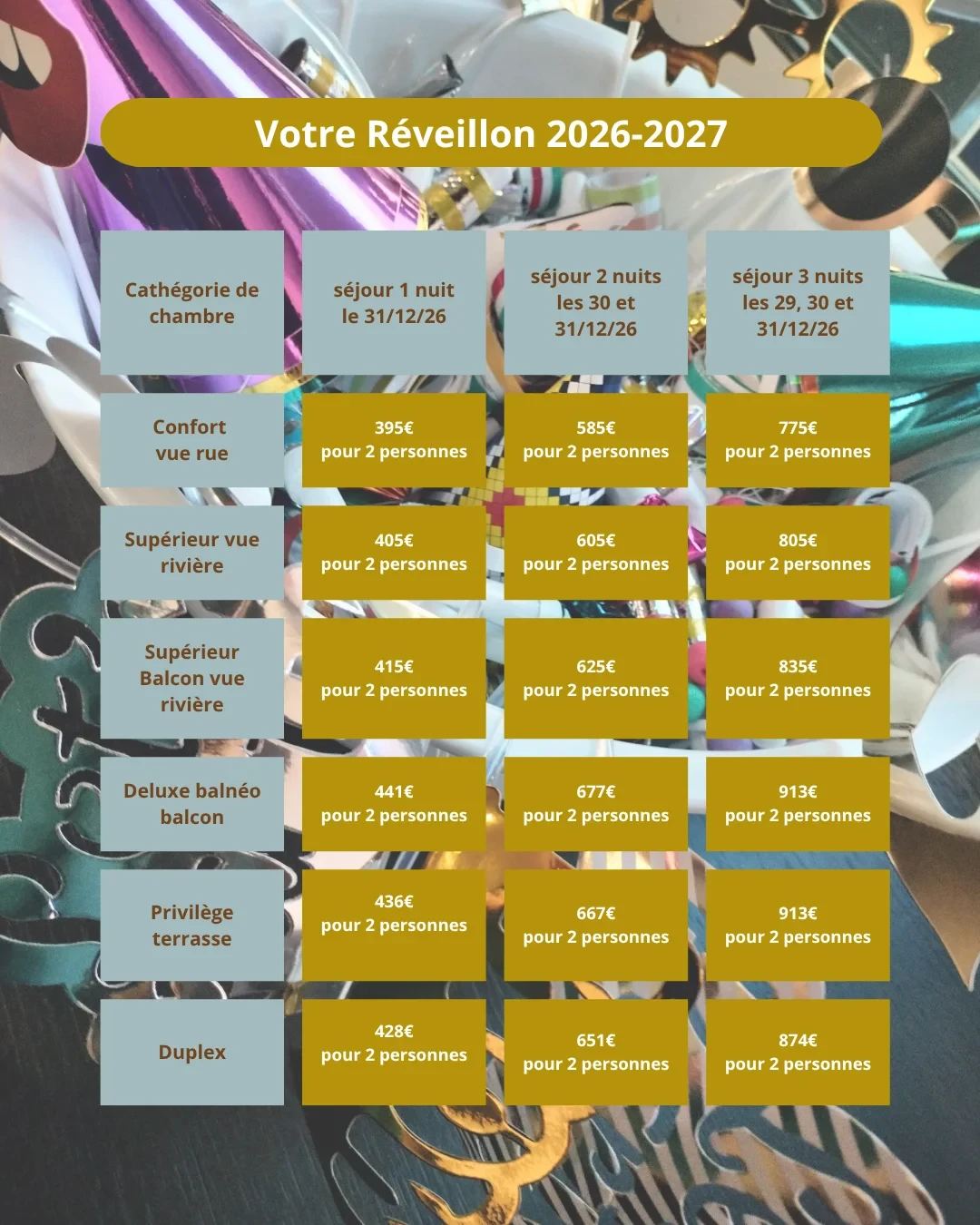 reveillon lozere aveyron 26 27